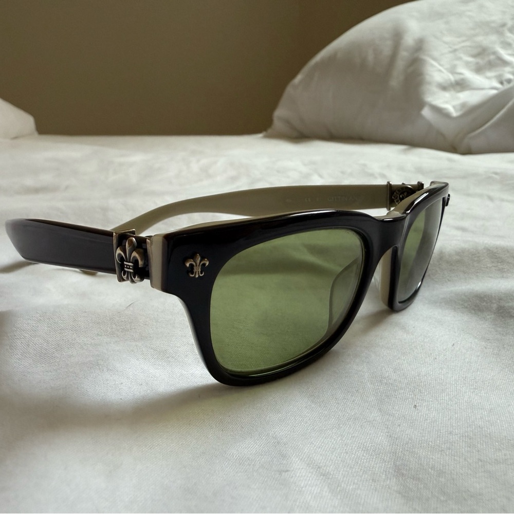 Chrome Hearts Black and Green Sunglasses
